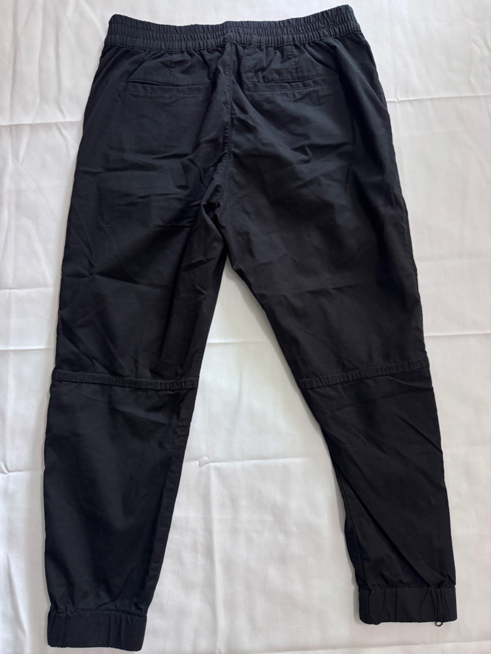 Levi’s Womens Jet Set Zip Hem Black Joggers Pants Size Medium EUC - Picture 6 of 6
